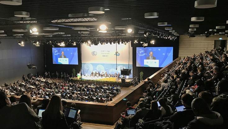 Una sesión plenaria durante COP 23.