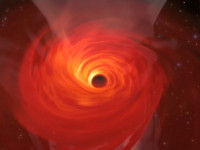 Simulación de un agujero negro supermasivo 2