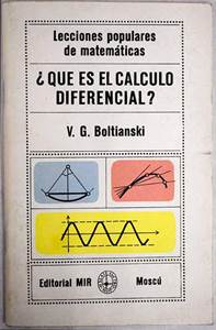 Portada de Libro "¿Qué es el cáculo diferencial".