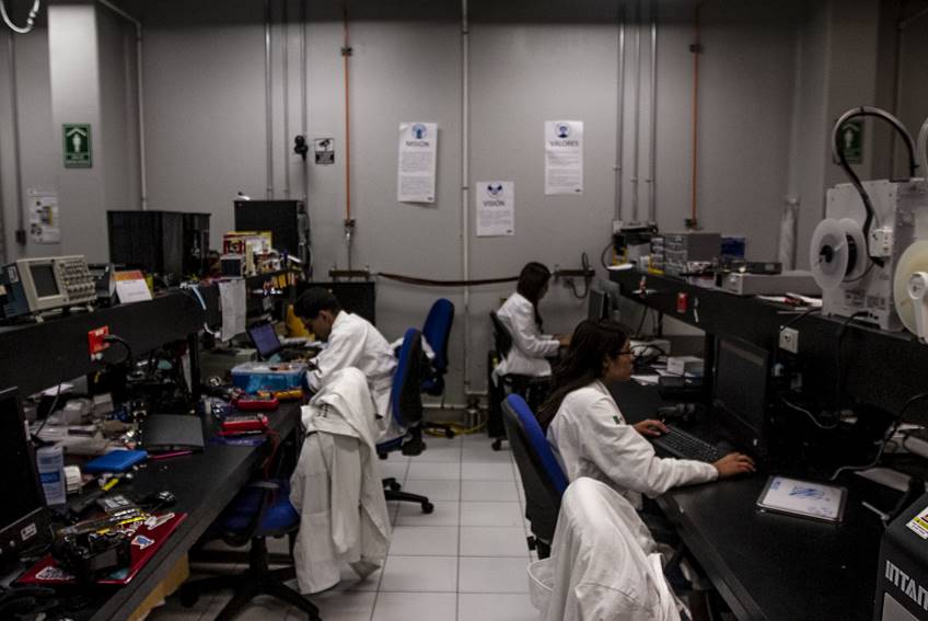 Laboratorio de detectores en el Instituto de Ciencias Nucleares de la UNAM